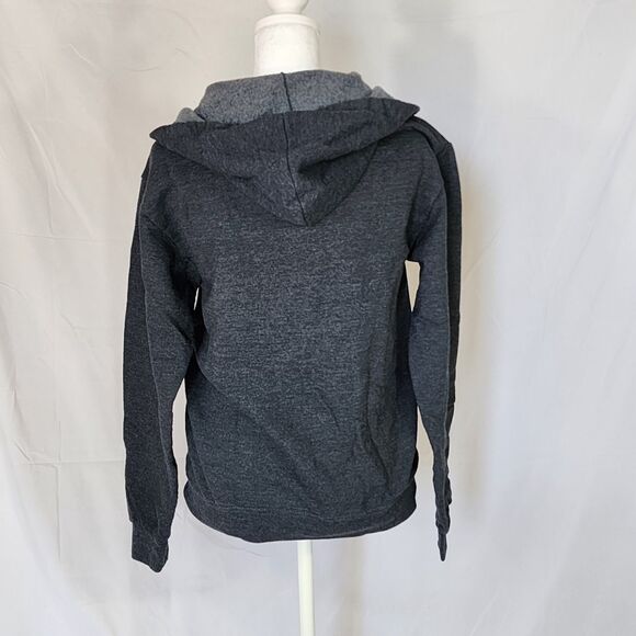 Dark Gray Athletic Works Zip Up Hoodie (S 34-36) - Picture 2 of 3